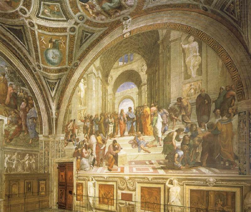 Aragon jose Rafael Stanza della Segnatura with the School of Athens china oil painting image